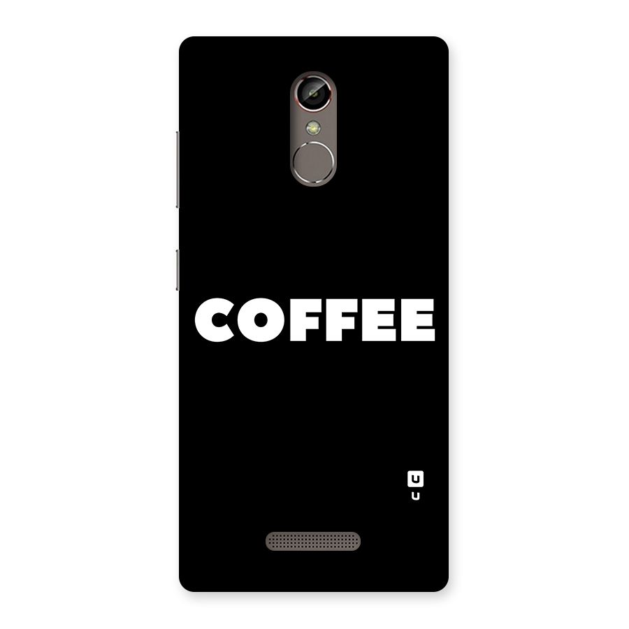Simple Coffee Back Case for Gionee S6s