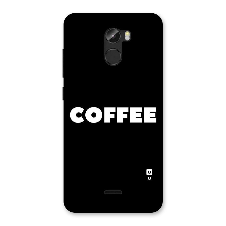 Simple Coffee Back Case for Gionee X1