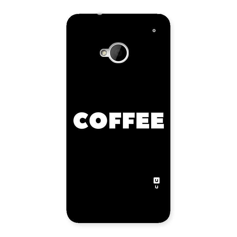 Simple Coffee Back Case for HTC One M7