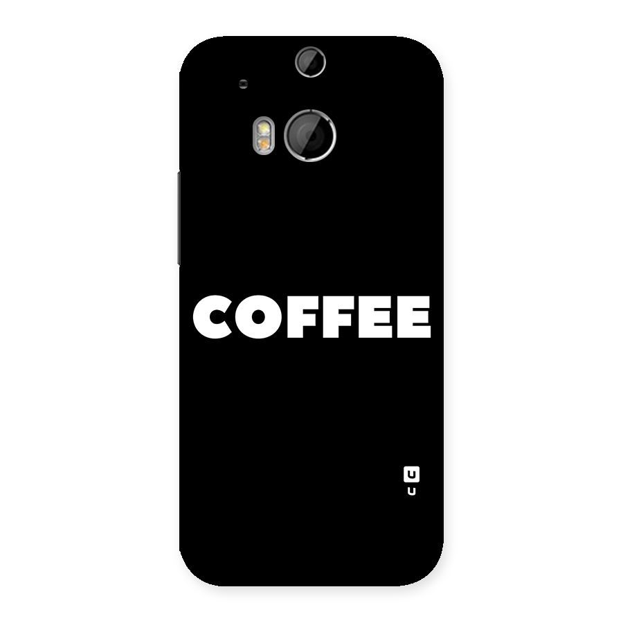 Simple Coffee Back Case for HTC One M8