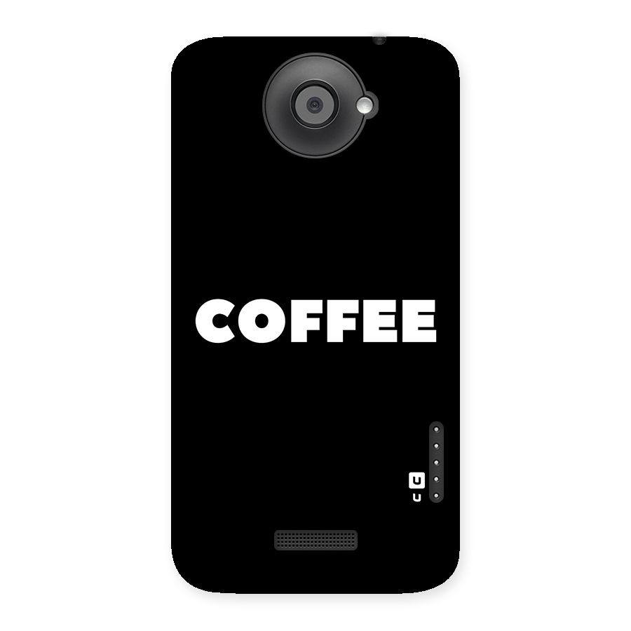 Simple Coffee Back Case for HTC One X