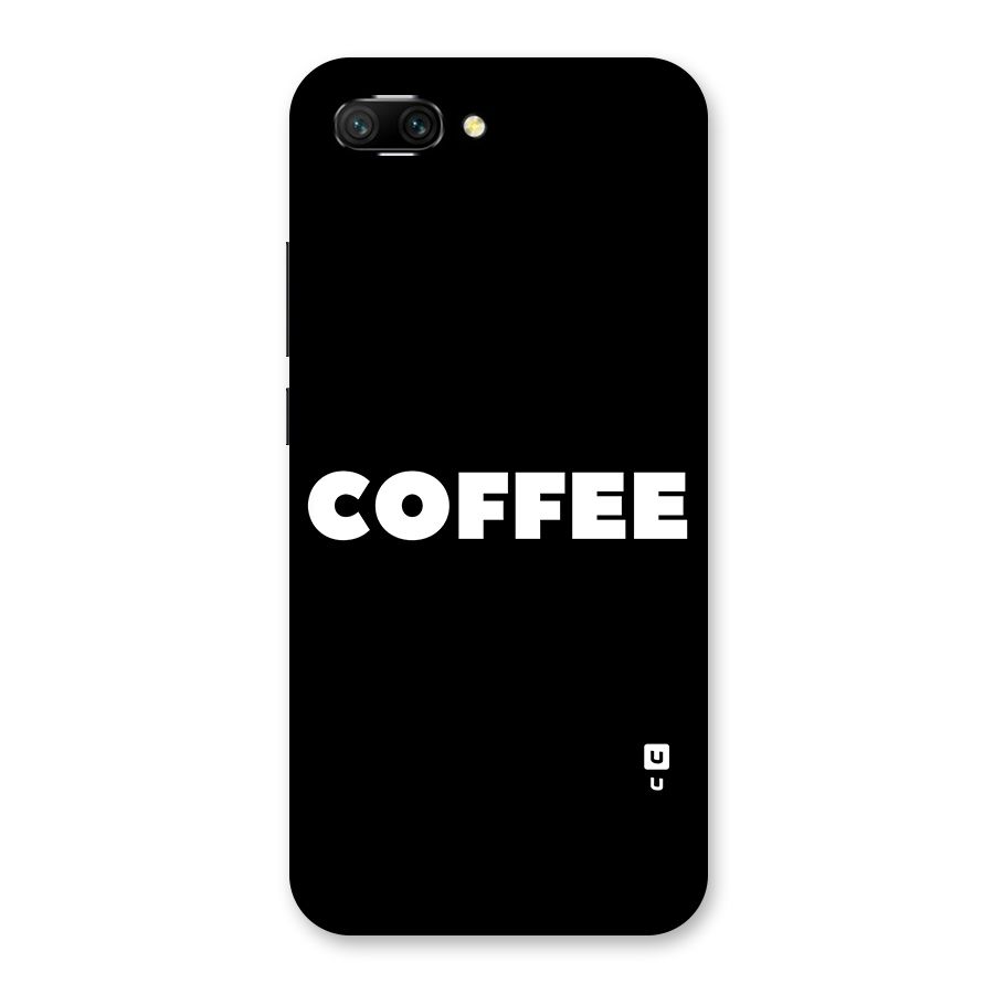 Simple Coffee Back Case for Honor 10