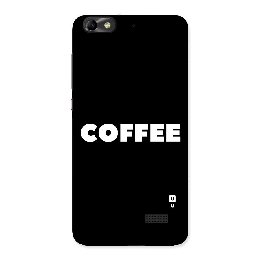 Simple Coffee Back Case for Honor 4C