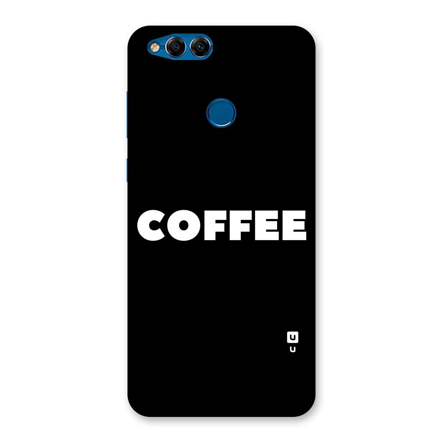 Simple Coffee Back Case for Honor 7X