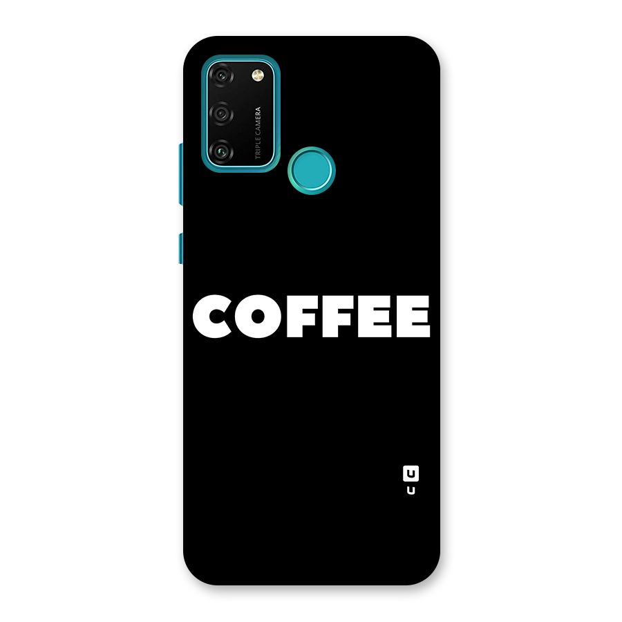 Simple Coffee Back Case for Honor 9A