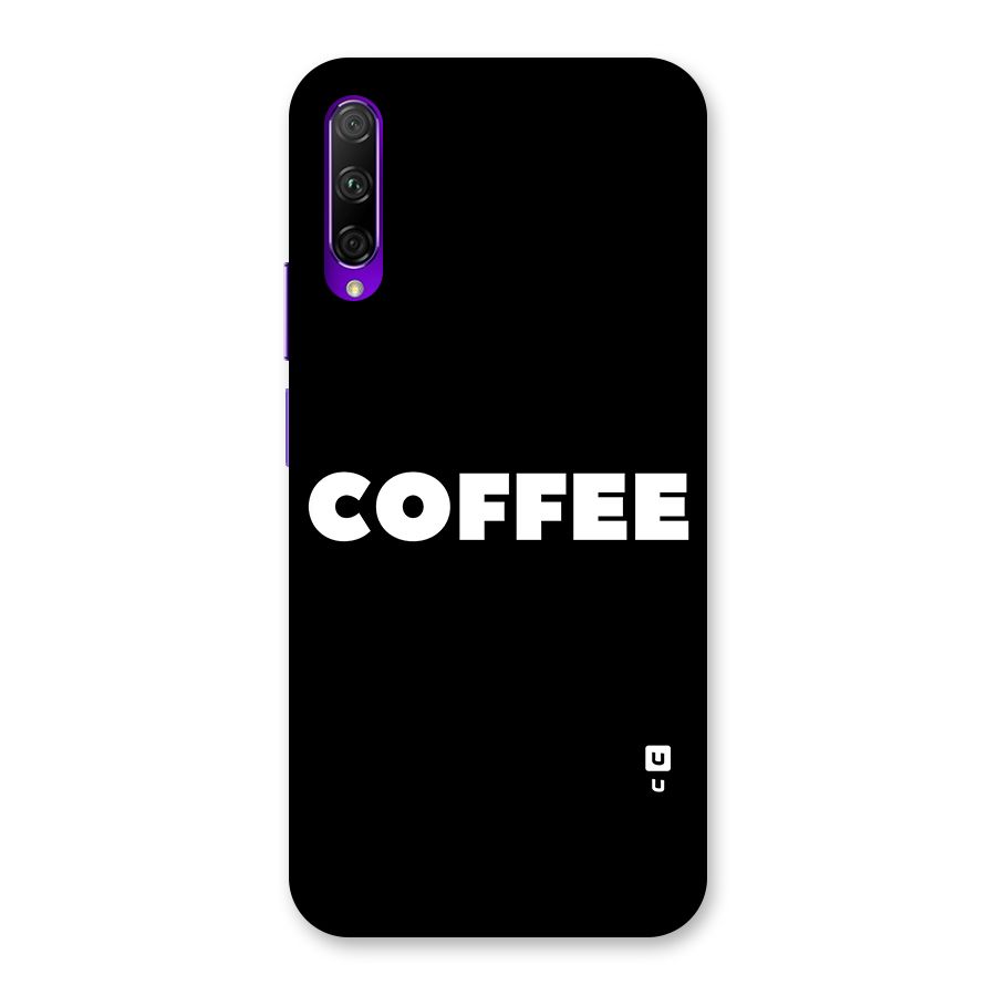 Simple Coffee Back Case for Honor 9X Pro