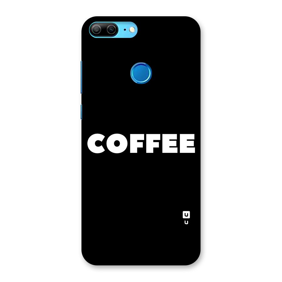 Simple Coffee Back Case for Honor 9 Lite