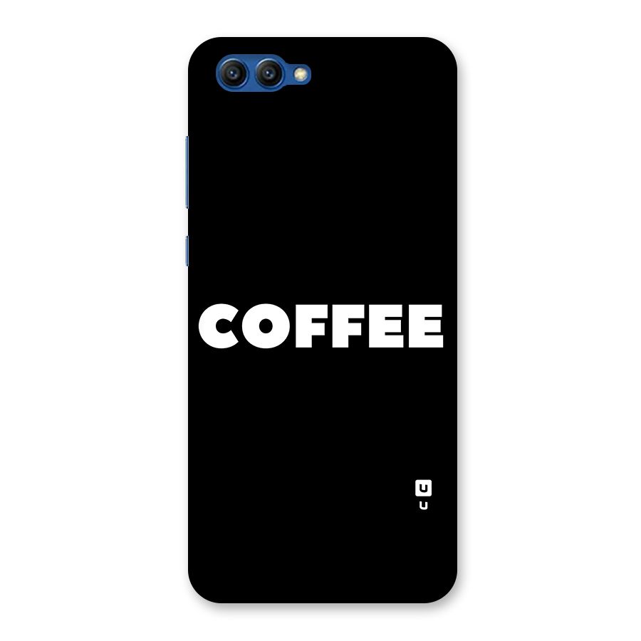 Simple Coffee Back Case for Honor View 10