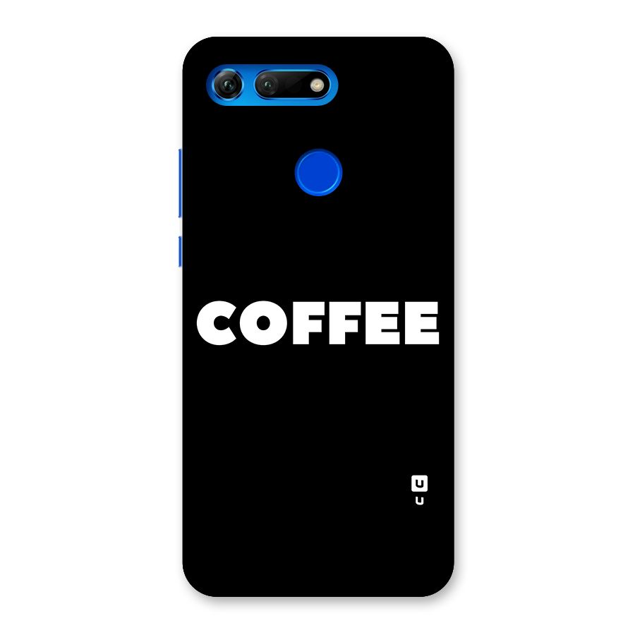 Simple Coffee Back Case for Honor View 20