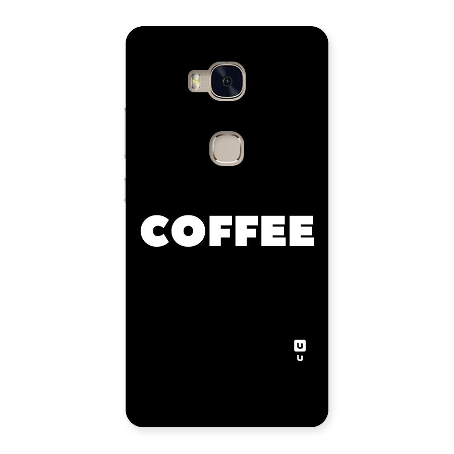 Simple Coffee Back Case for Huawei Honor 5X