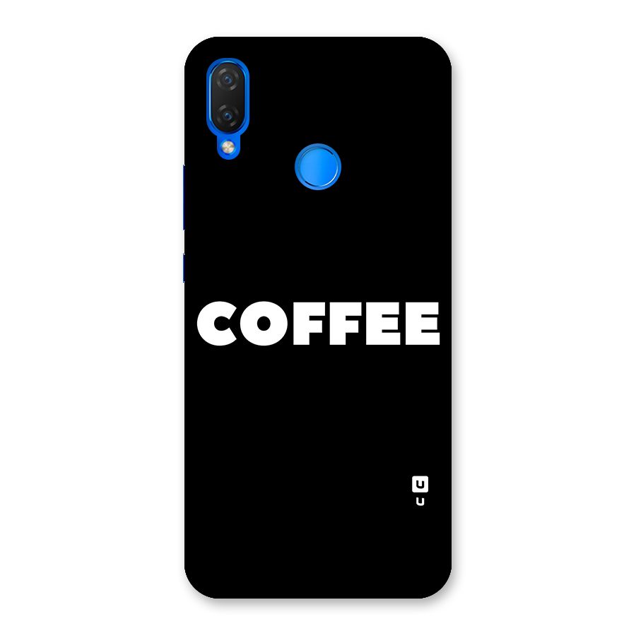 Simple Coffee Back Case for Huawei P Smart+