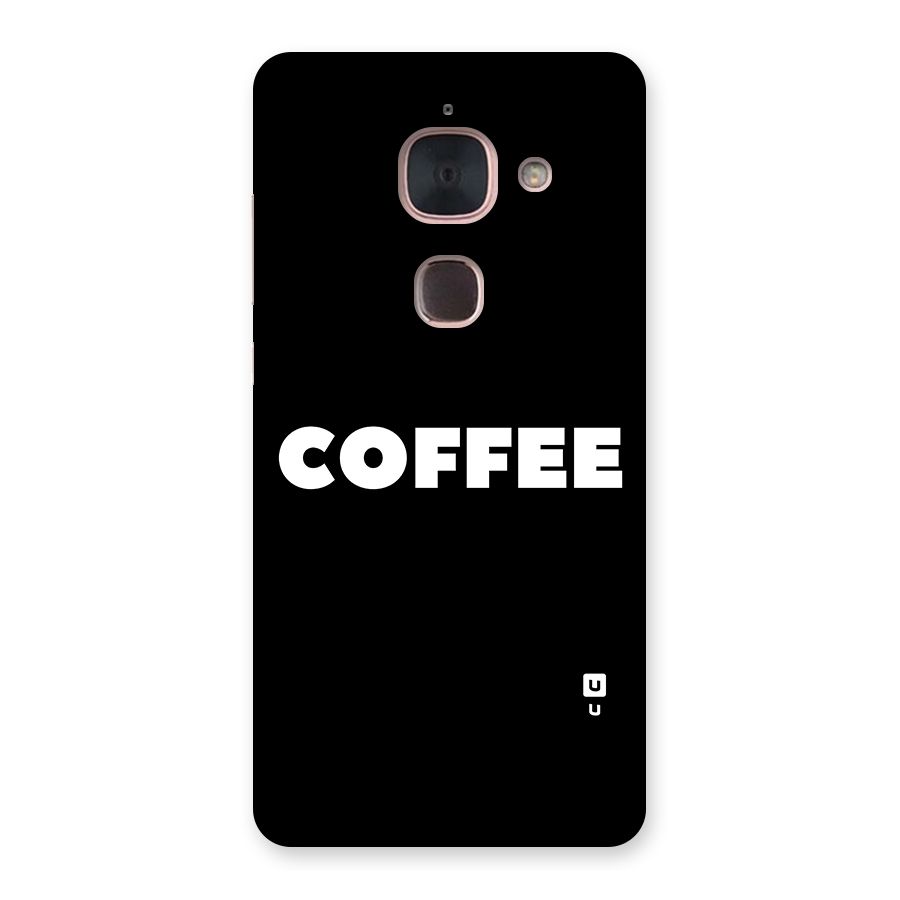 Simple Coffee Back Case for Le Max 2