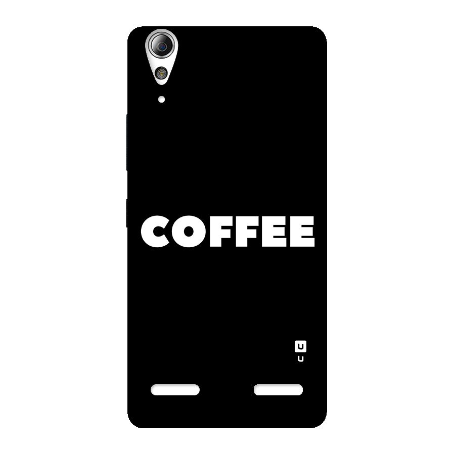 Simple Coffee Back Case for Lenovo A6000