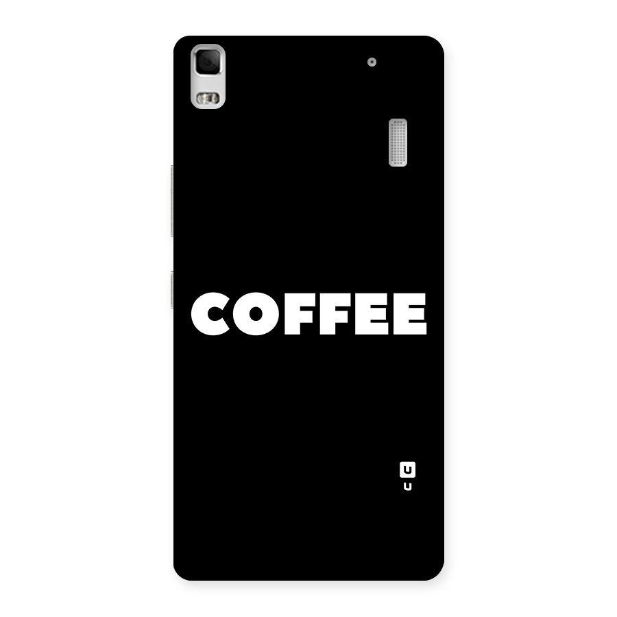Simple Coffee Back Case for Lenovo K3 Note
