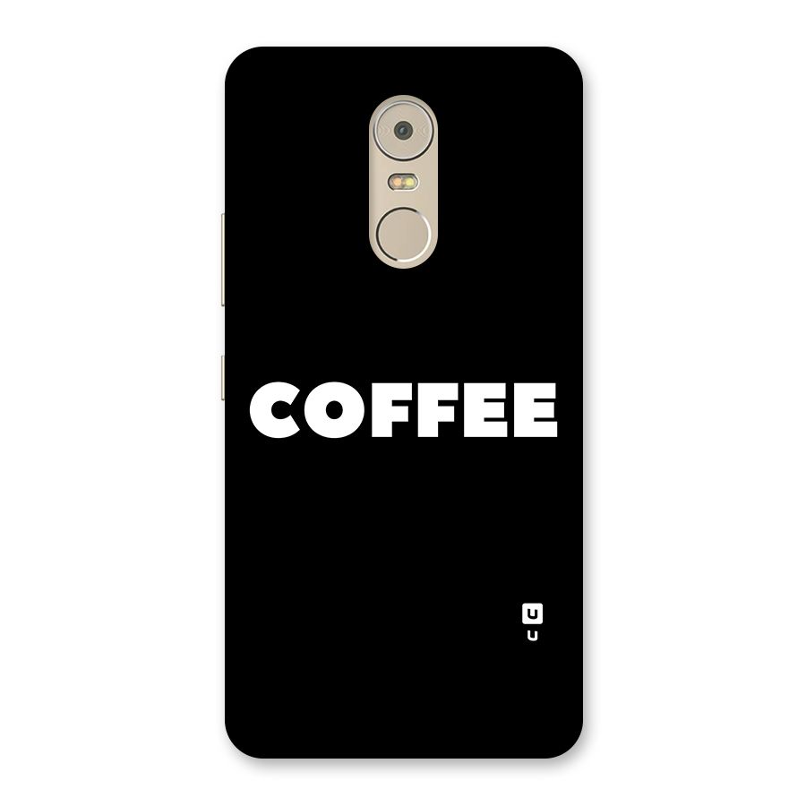 Simple Coffee Back Case for Lenovo K6 Note