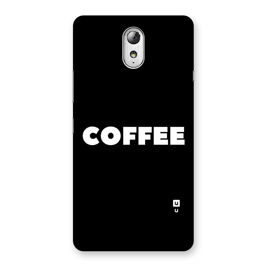 Simple Coffee Back Case for Lenovo Vibe P1M