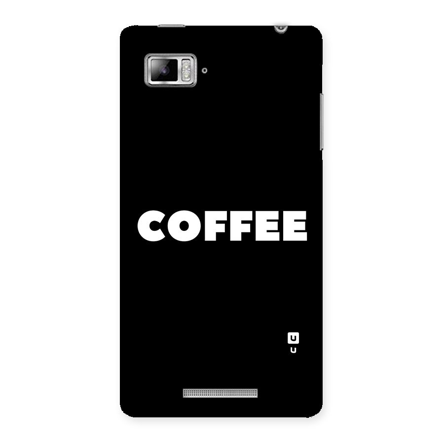 Simple Coffee Back Case for Lenovo Vibe Z K910