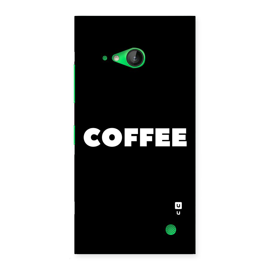 Simple Coffee Back Case for Lumia 730