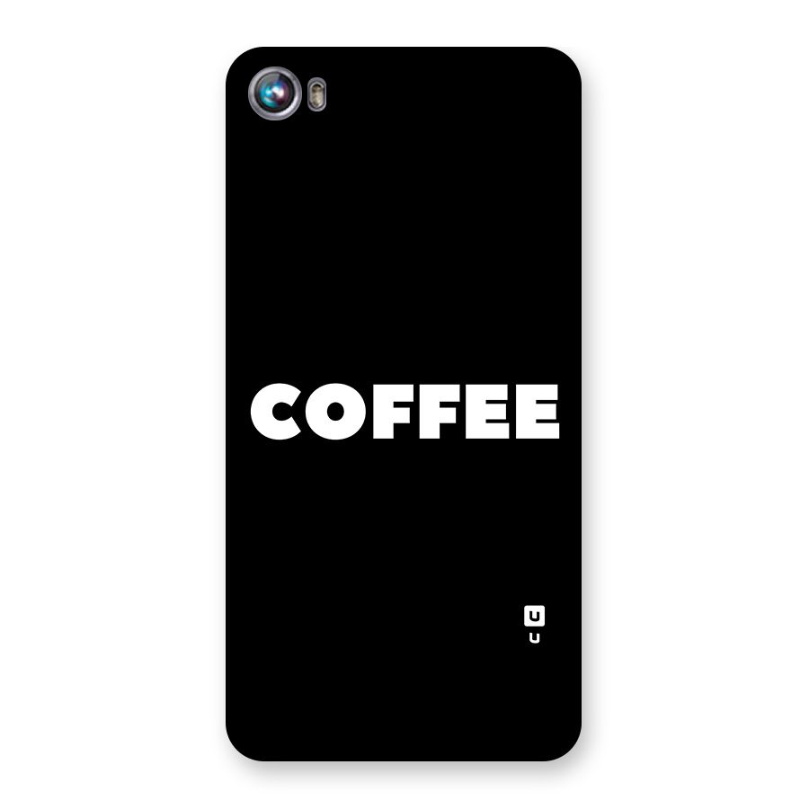 Simple Coffee Back Case for Micromax Canvas Fire 4 A107