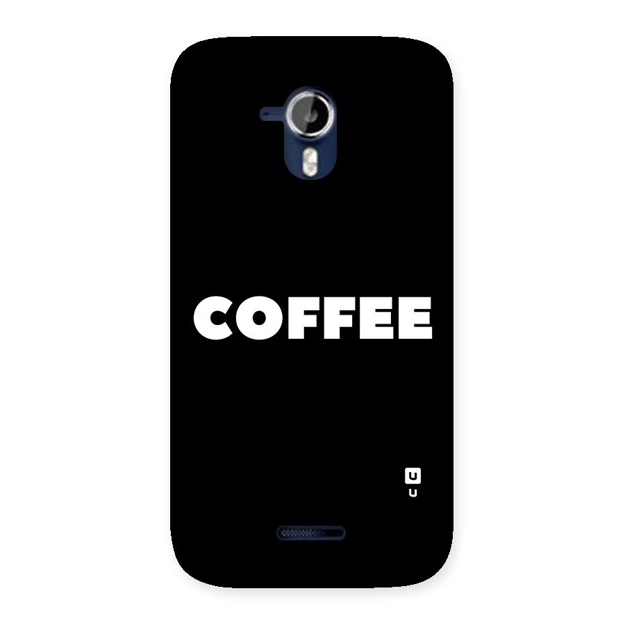 Simple Coffee Back Case for Micromax Canvas Magnus A117