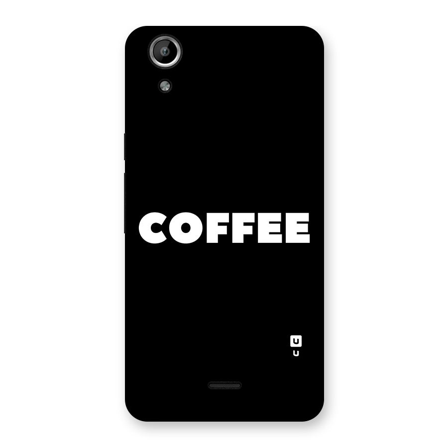 Simple Coffee Back Case for Micromax Canvas Selfie Lens Q345
