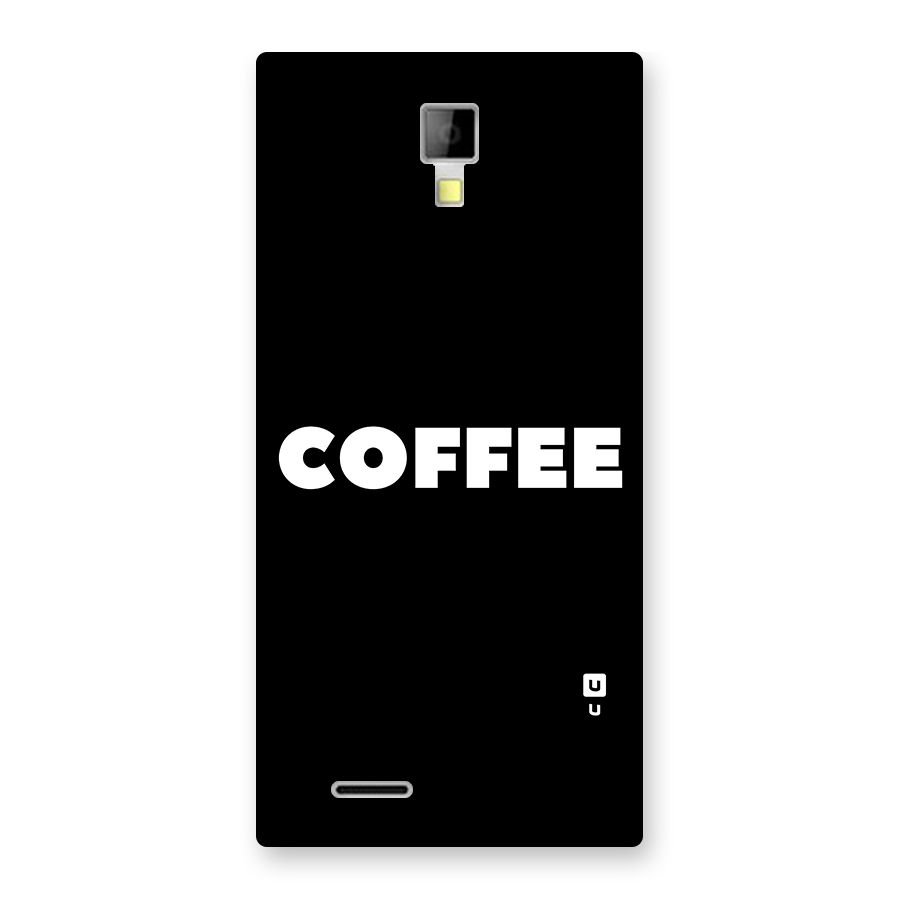 Simple Coffee Back Case for Micromax Canvas Xpress A99