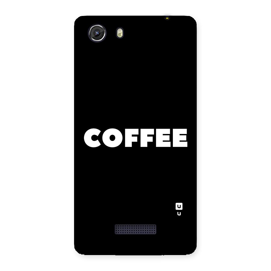 Simple Coffee Back Case for Micromax Unite 3