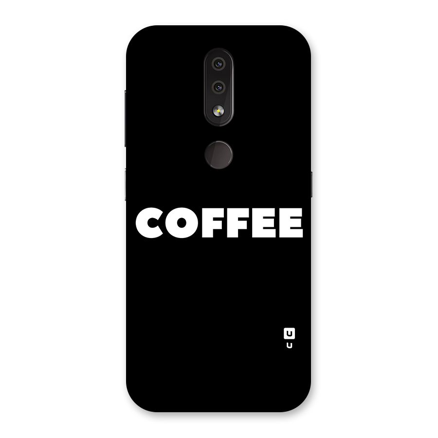 Simple Coffee Back Case for Nokia 4.2