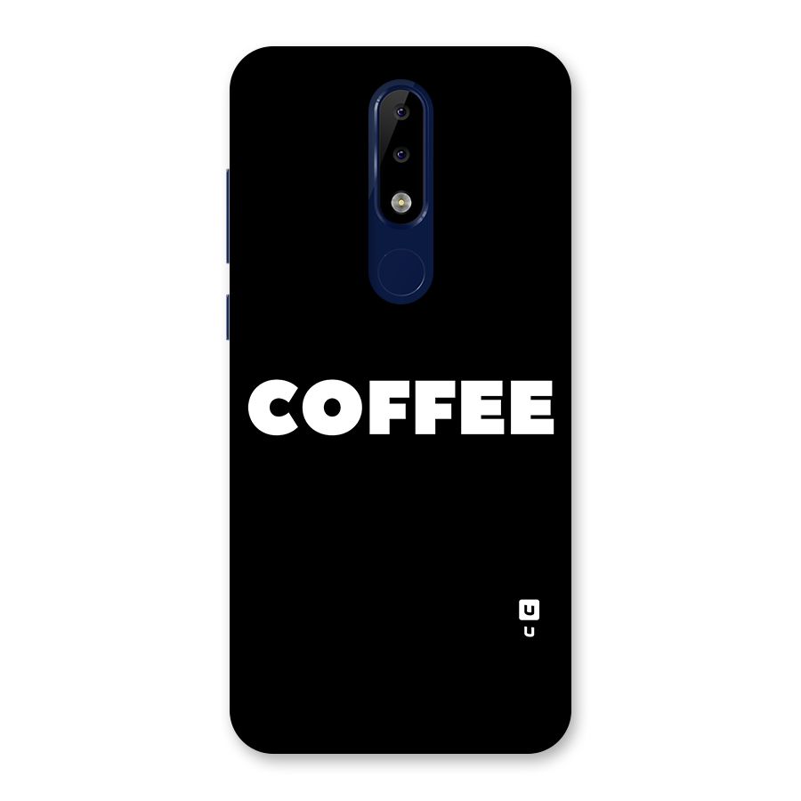 Simple Coffee Back Case for Nokia 5.1 Plus