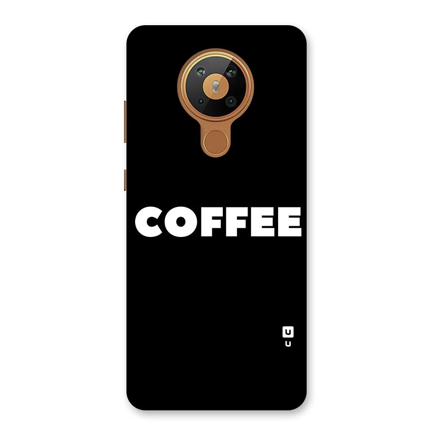Simple Coffee Back Case for Nokia 5.3