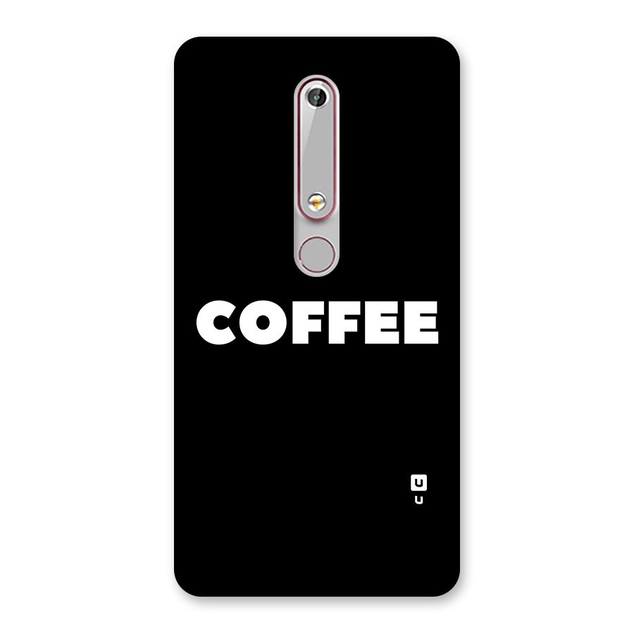 Simple Coffee Back Case for Nokia 6.1