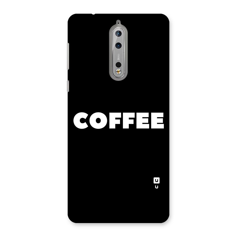 Simple Coffee Back Case for Nokia 8
