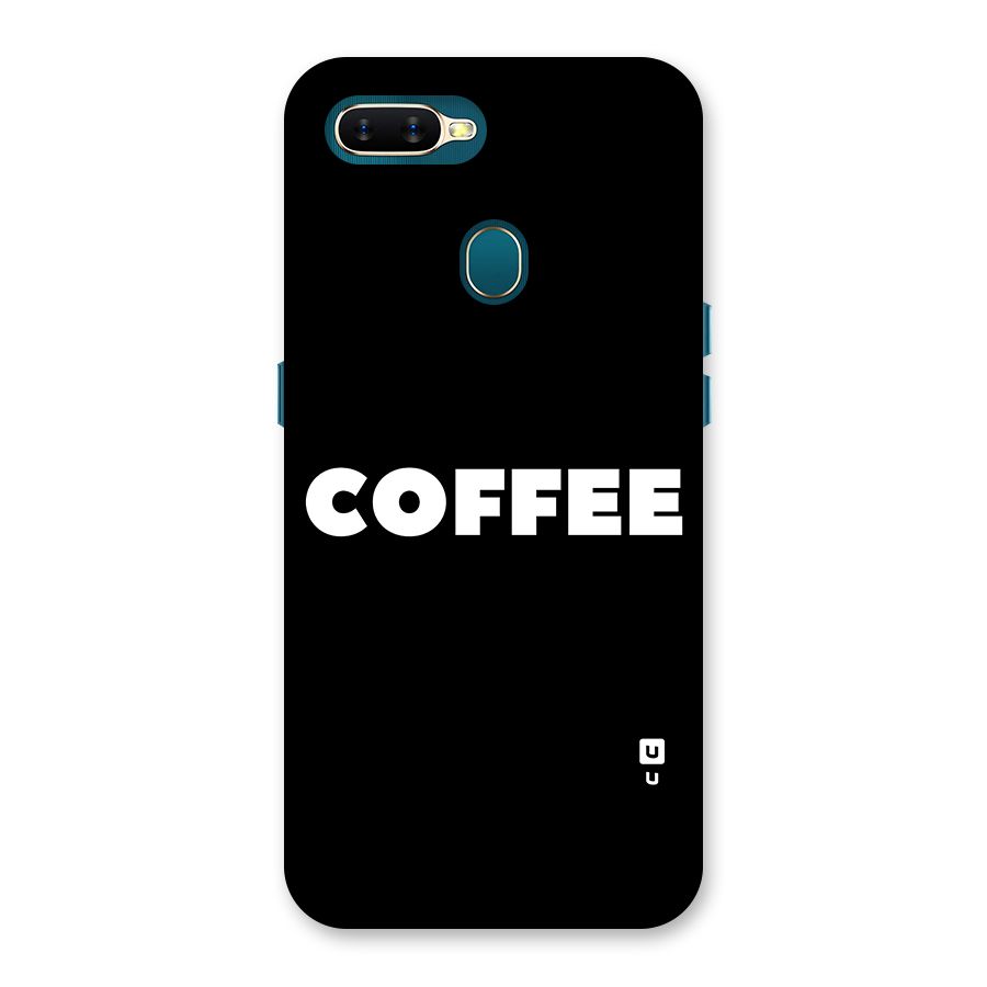Simple Coffee Back Case for Oppo A12s