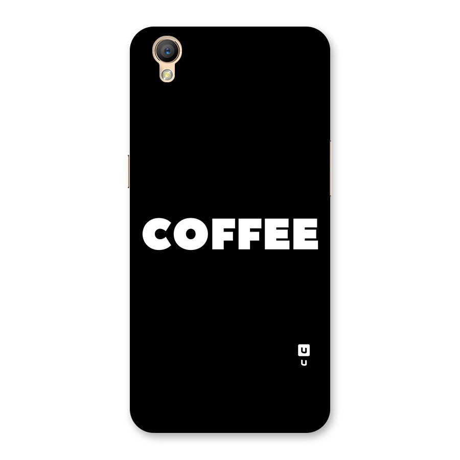 Simple Coffee Back Case for Oppo A37