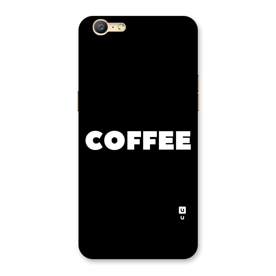 Simple Coffee Back Case for Oppo A39