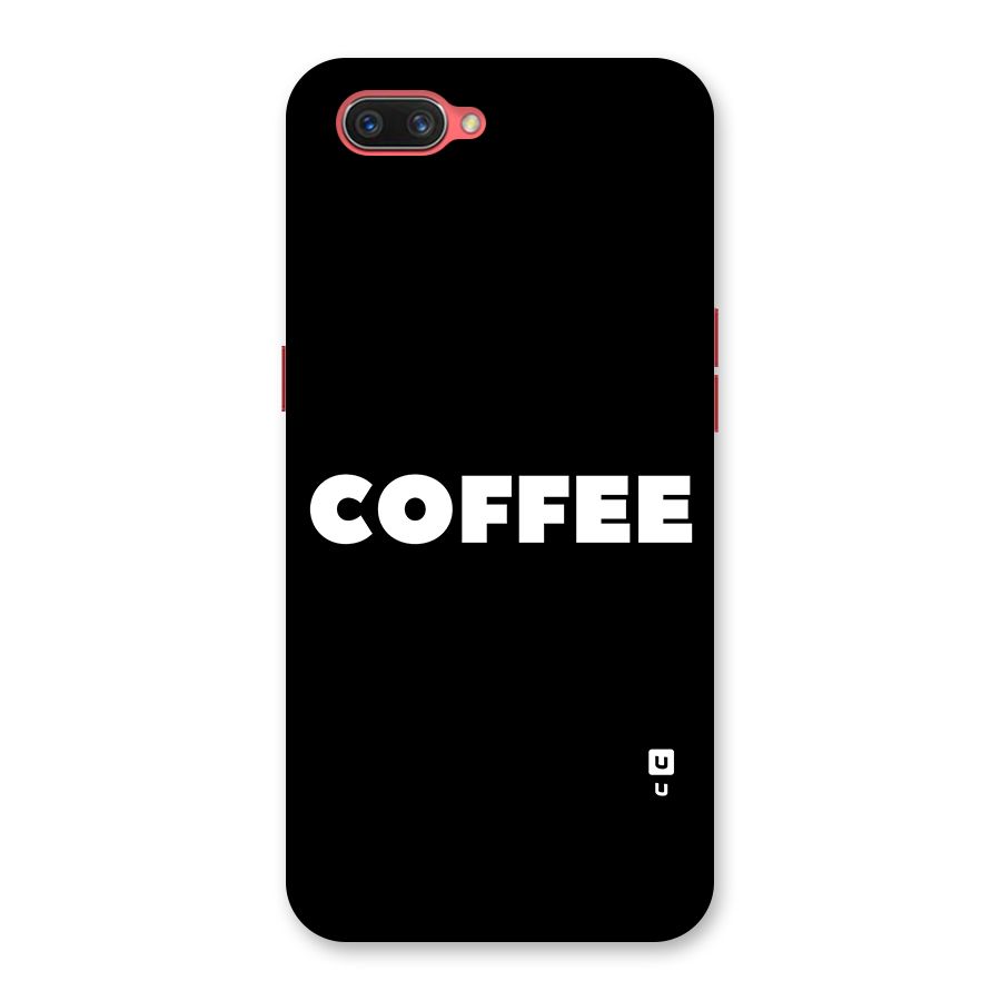 Simple Coffee Back Case for Oppo A3s