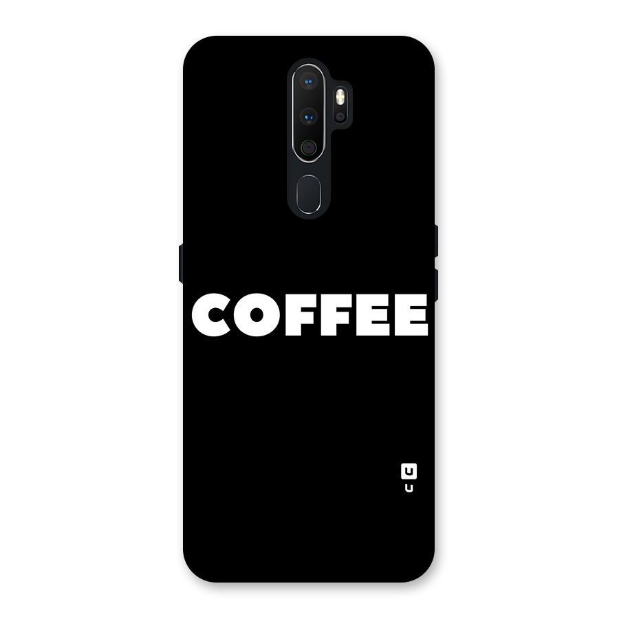 Simple Coffee Back Case for Oppo A5 (2020)