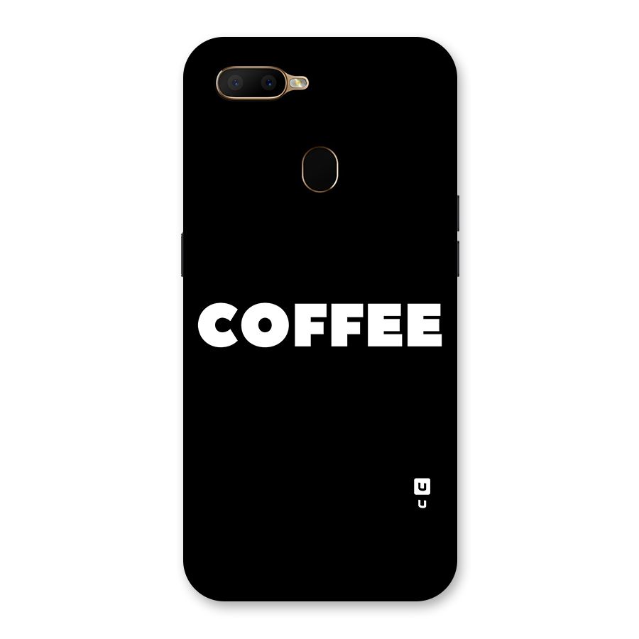 Simple Coffee Back Case for Oppo A5s