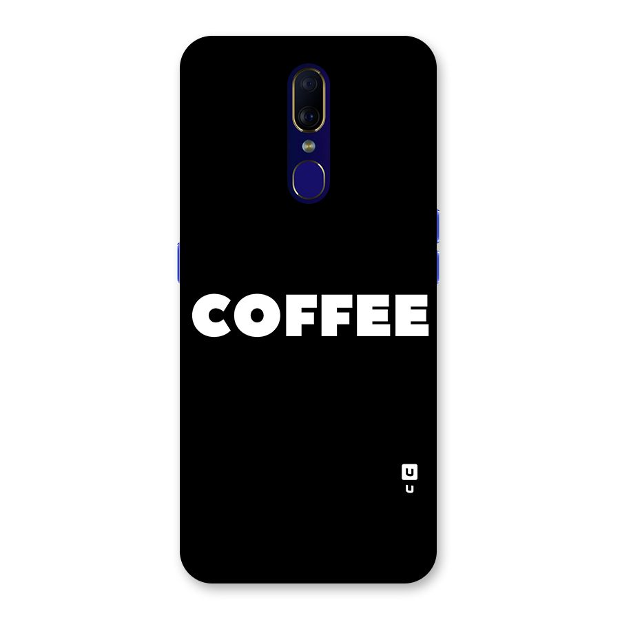 Simple Coffee Back Case for Oppo A9