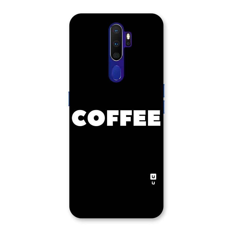 Simple Coffee Back Case for Oppo A9 (2020)