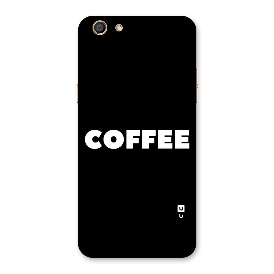 Simple Coffee Back Case for Oppo F3