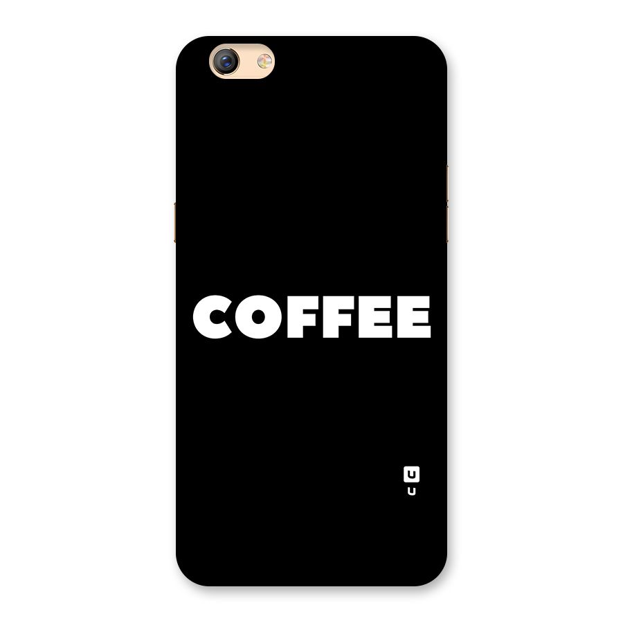 Simple Coffee Back Case for Oppo F3 Plus