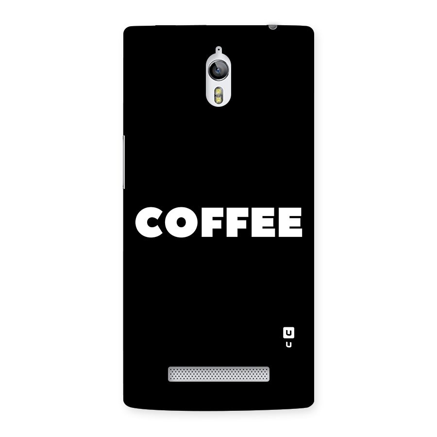 Simple Coffee Back Case for Oppo Find 7