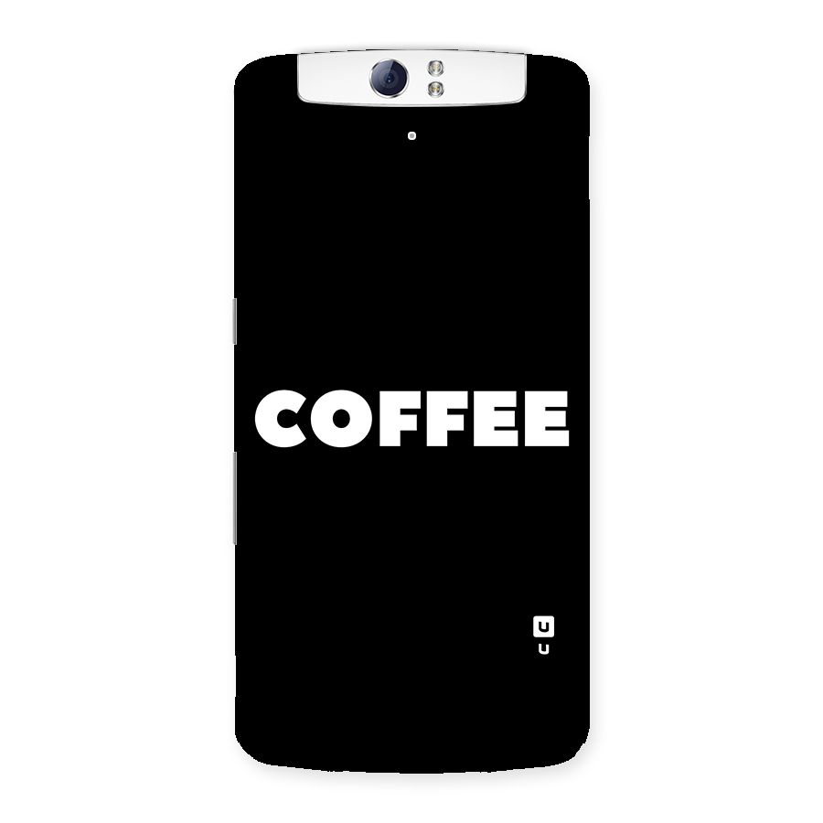 Simple Coffee Back Case for Oppo N1