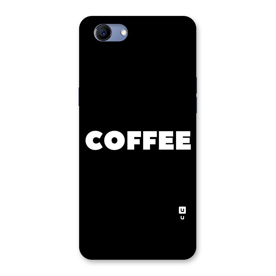 Simple Coffee Back Case for Oppo Realme 1