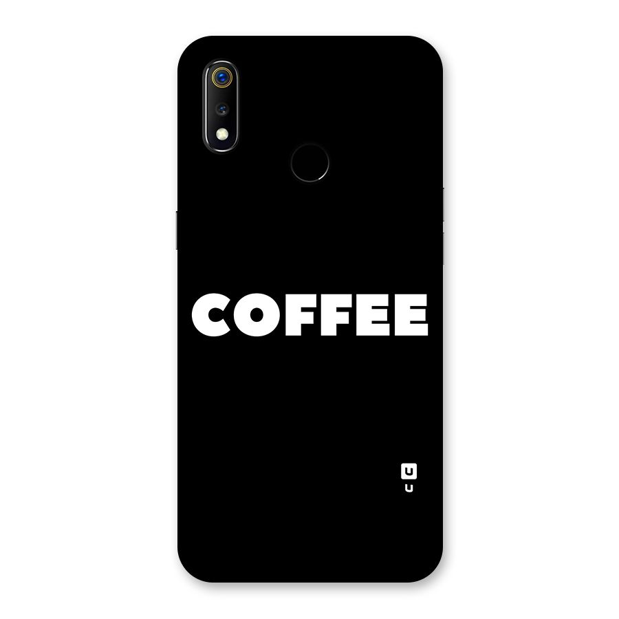 Simple Coffee Back Case for Realme 3