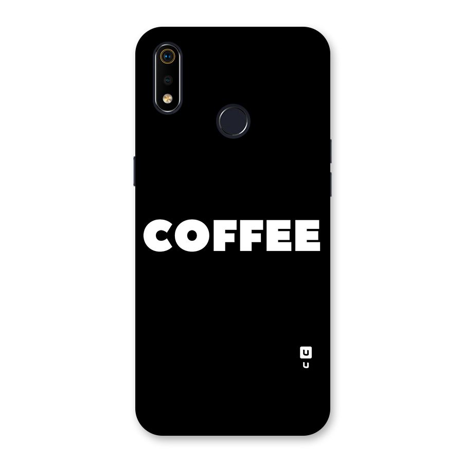 Simple Coffee Back Case for Realme 3i