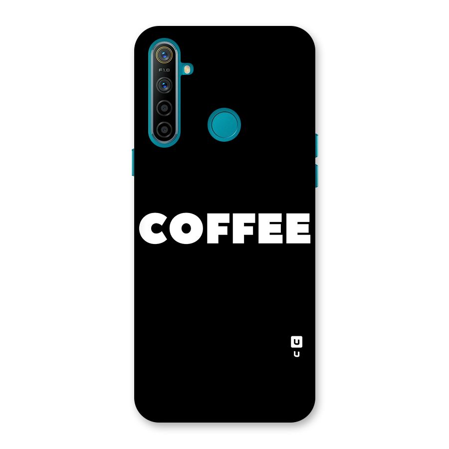 Simple Coffee Back Case for Realme 5i
