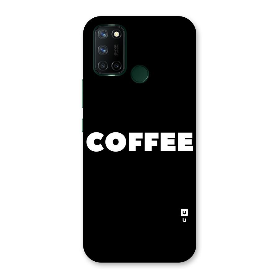 Simple Coffee Back Case for Realme 7i