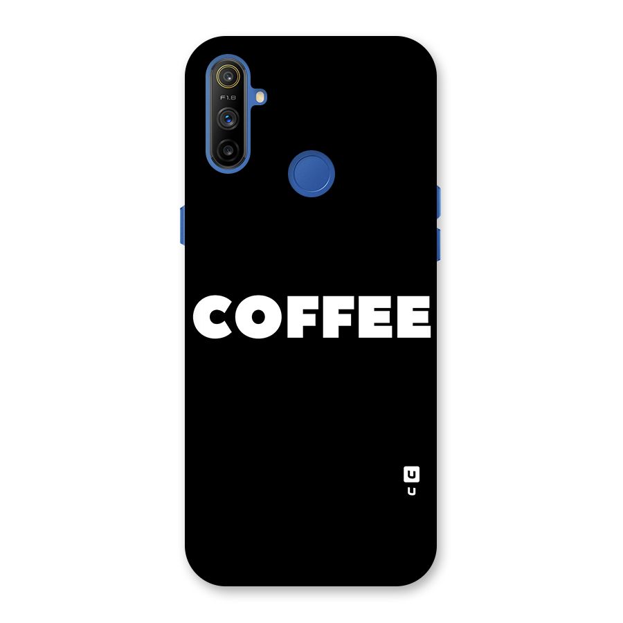 Simple Coffee Back Case for Realme Narzo 10A